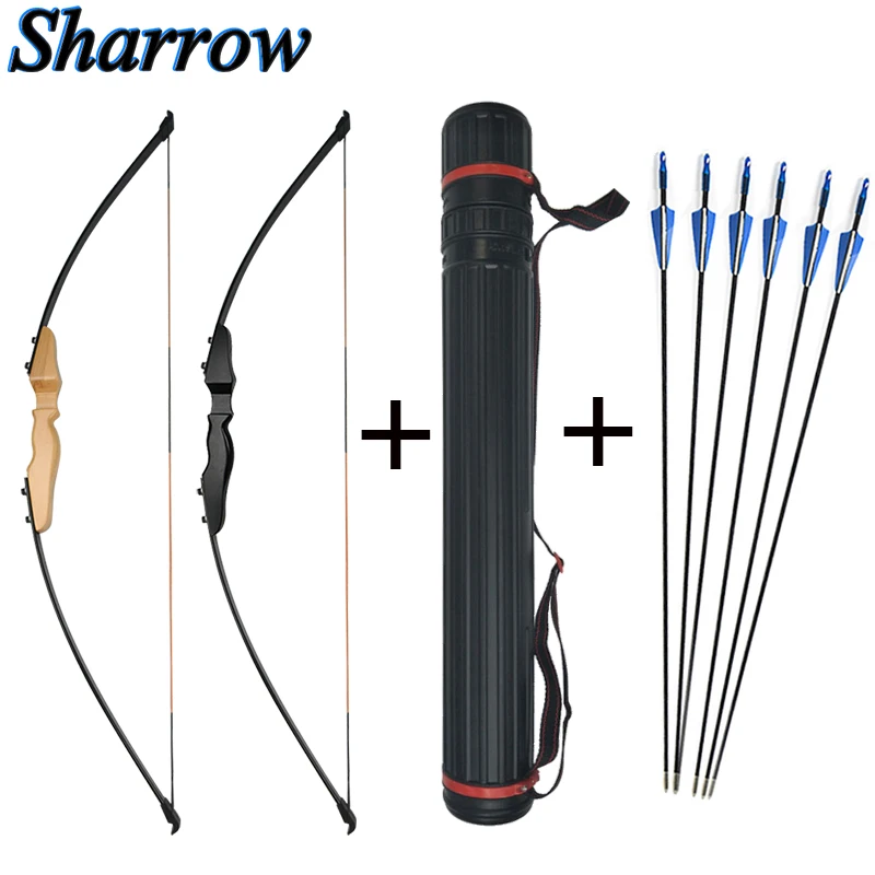 51 &quotизогнутый лук 40lbs вынос прямой Лук Высокое качество Деревянный Стояк с 6 шт