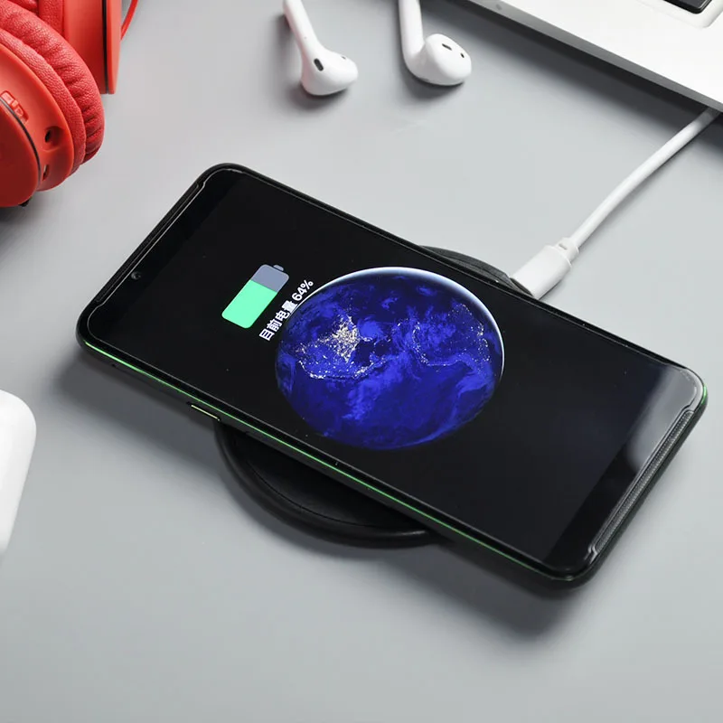 Беспроводное зарядное устройство 10 Вт QI для iPhone 8 Plus XS XR 11 Samsung Galaxy S8 Note10 9|Зарядные
