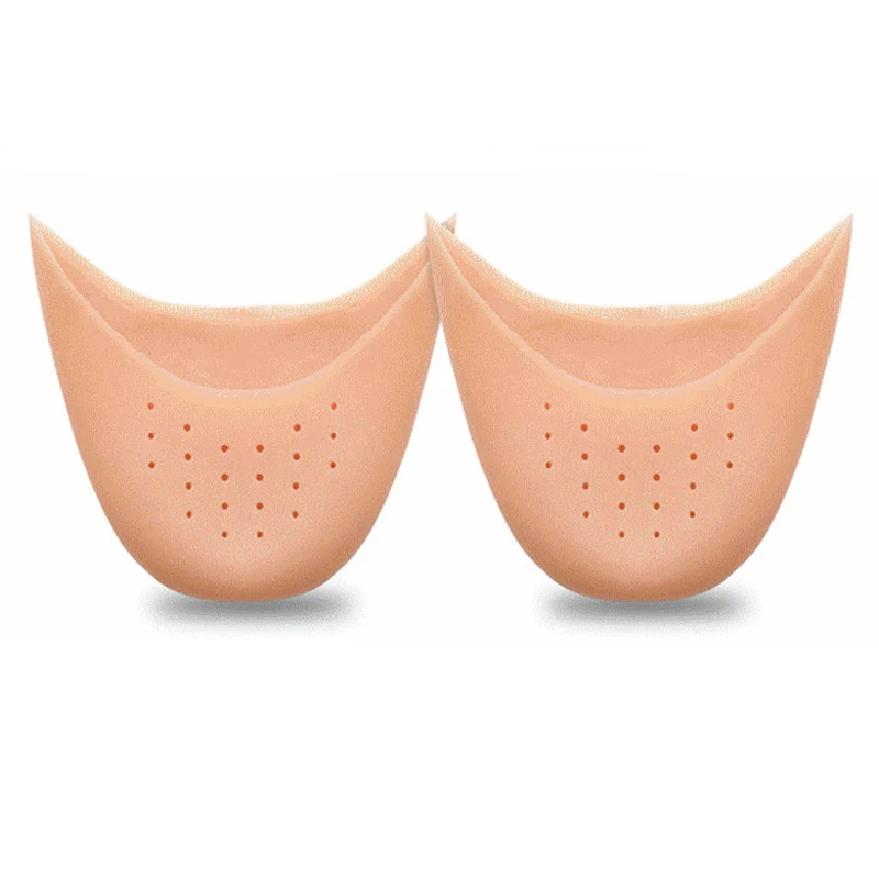 1 пара защита для пальцев силиконовый гель заостренный носок крышка высокий