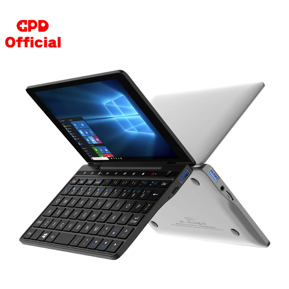 Review GPD Pocket 2 Pocket2 8GB 256GB 7 Inch Touch Screen Mini PC Pocket Laptop Notebook CPU Intel Core M3-8100Y Windows 10 System