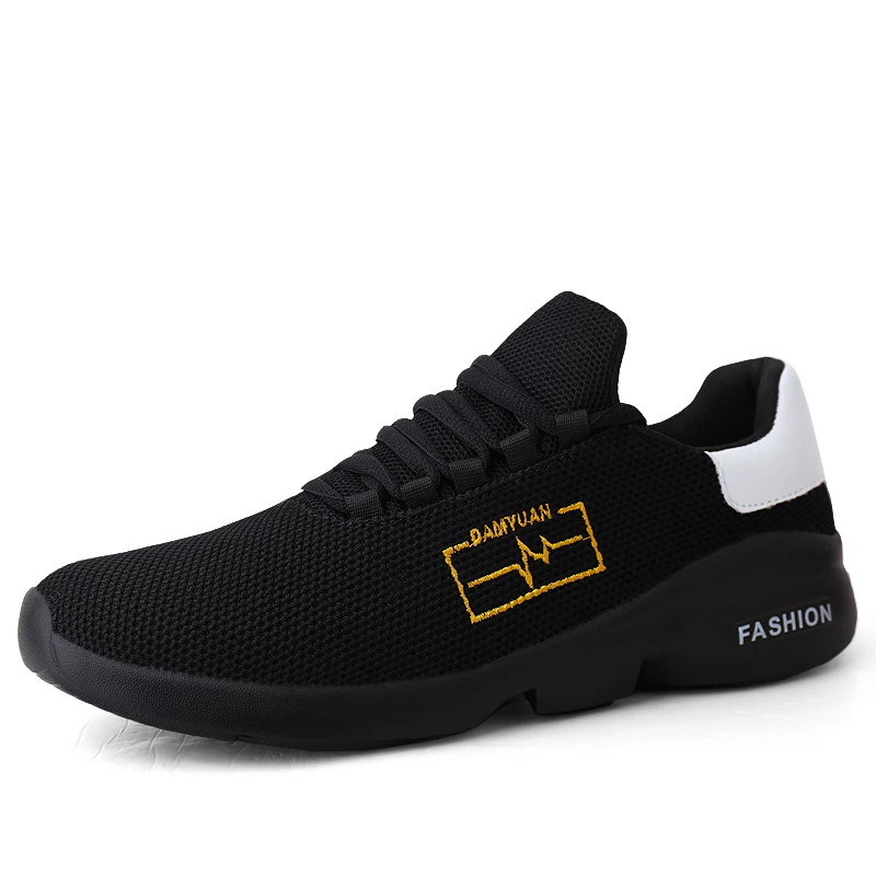 

GINITA Fashion Sneakers For Men Big Size 46 Light Casual Shoes Man Mesh Breathable Sport Shoes Running Shoes Male