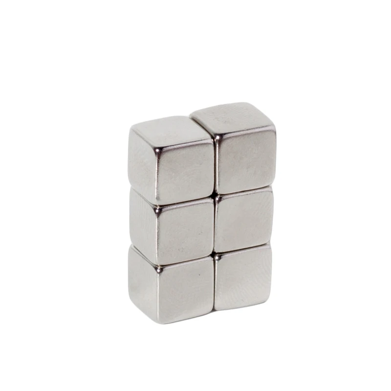 25/50/100pcs 10x10x10 мм мощный неодимовый магнит прямоугольник редкоземельный блок 10*10*10