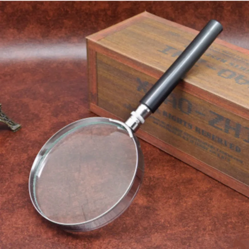 Портативная Карманная Лупа увеличительное стекло с 3-кратным увеличением 75 мм