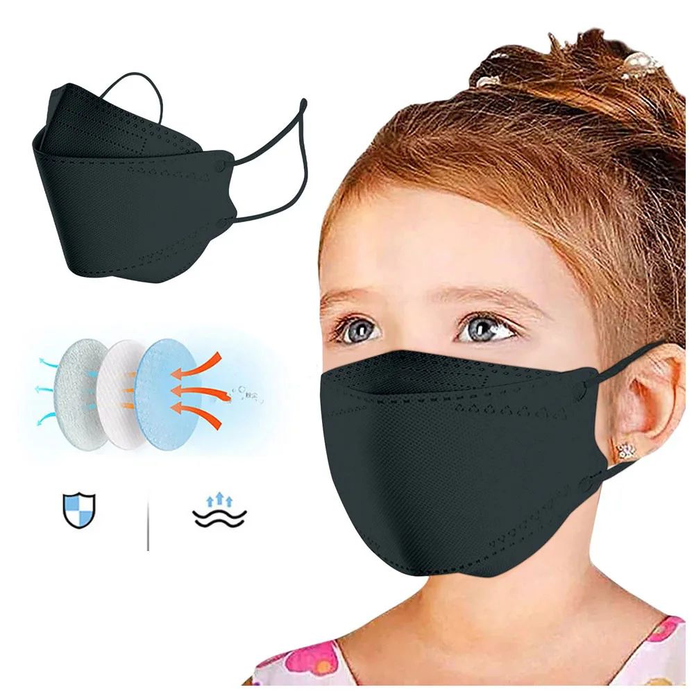 10-100PCS Kids Mask fpp2 Approved ffp2mask Korean Fish Respiratory kn95 facemask ffp2reutilizable Mascarillas Niños | Безопасность и