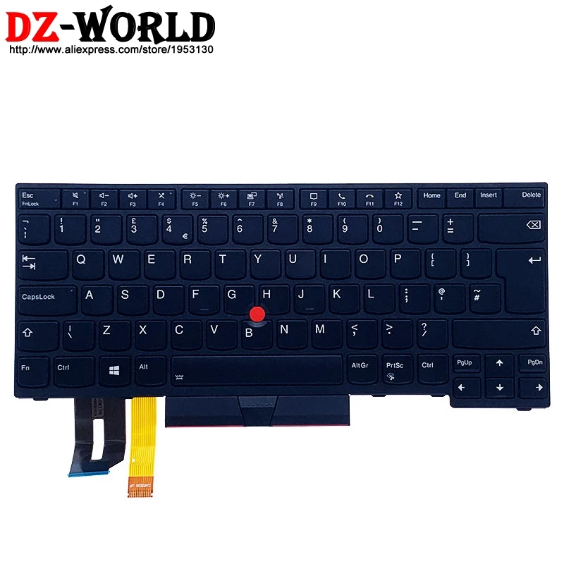 

New Original UK English Backlit Keyboard for Lenovo Thinkpad T14 P14S Gen1 Gen2 Laptop 5N20V43928 5N20V44216 5N20V44072