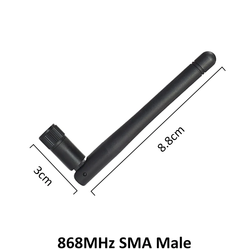 868 МГц 915 антенна lora 3dbi SMA Штекерный разъем GSM Водонепроницаемая + 21 см коридор