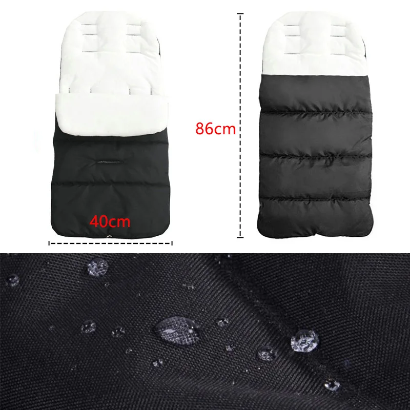 Herbabe/спальные мешки для детской коляски Зимний водонепроницаемый плотный теплый