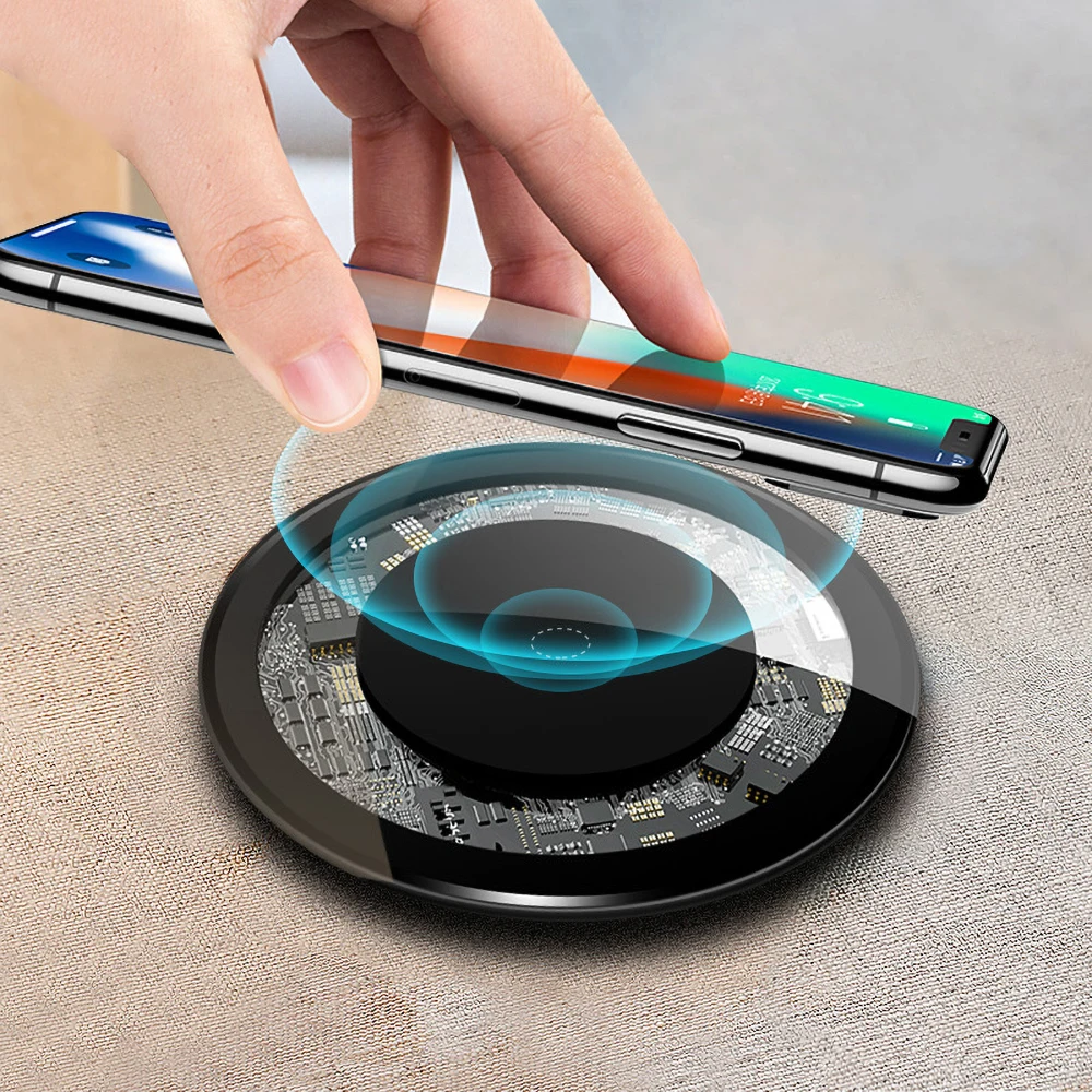 

Wireless Charger 15W QI Fast Charging Adapter For iPhone 13 Xiaomi 11 Samsung S10 Mobile Phone USB Wireless Charger Quick Charge