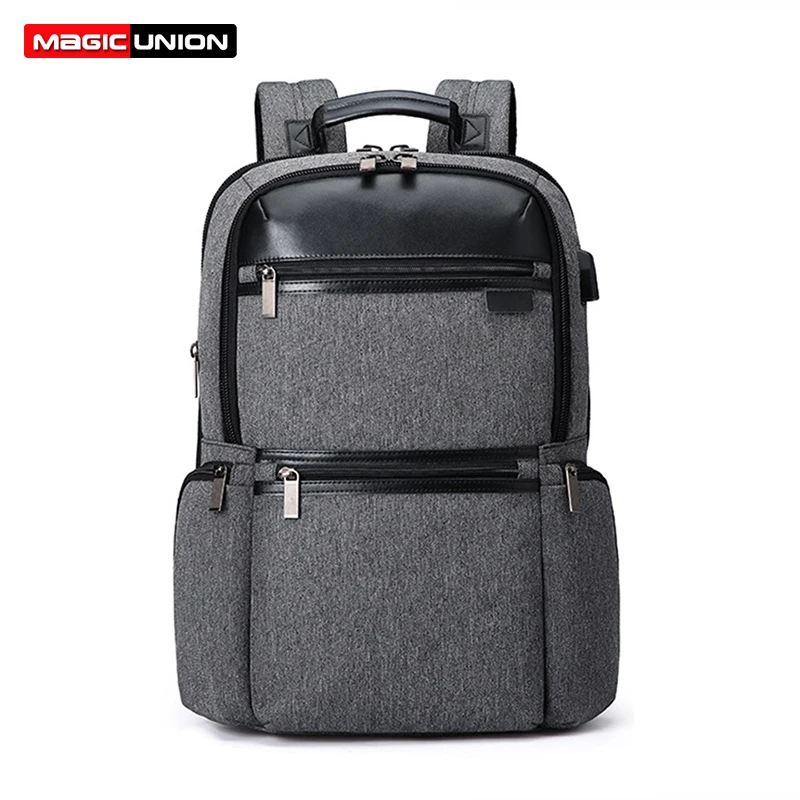 Рюкзак MAGIC UNION для мужчин ноутбука 15 6 дюйма сумка подзарядки через USB