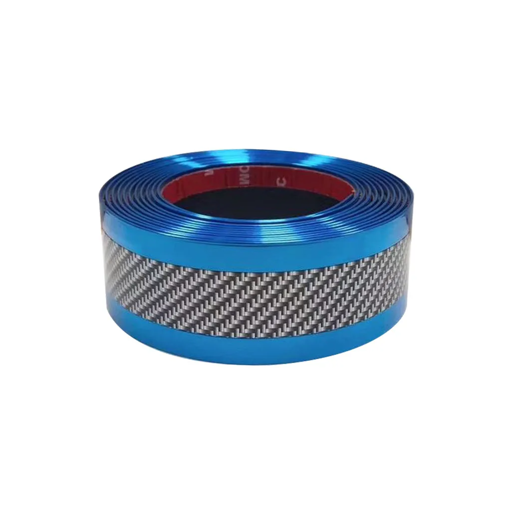 Новинка 2020 автомобильная наклейка из углеродного волокна резиновый протектор