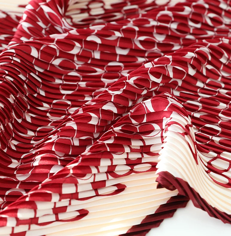 Дизайнерский роскошный женский квадратный шелковый плиссированный шарф для