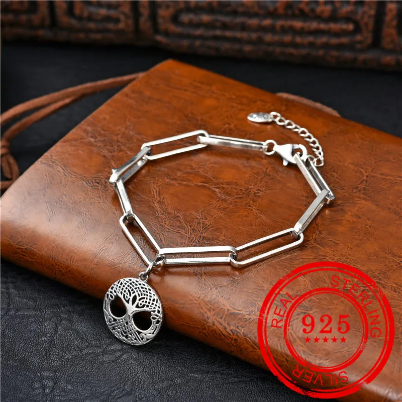 Европейский и американский стиль 100% аутентичный 925 стерлинговое серебро ретро