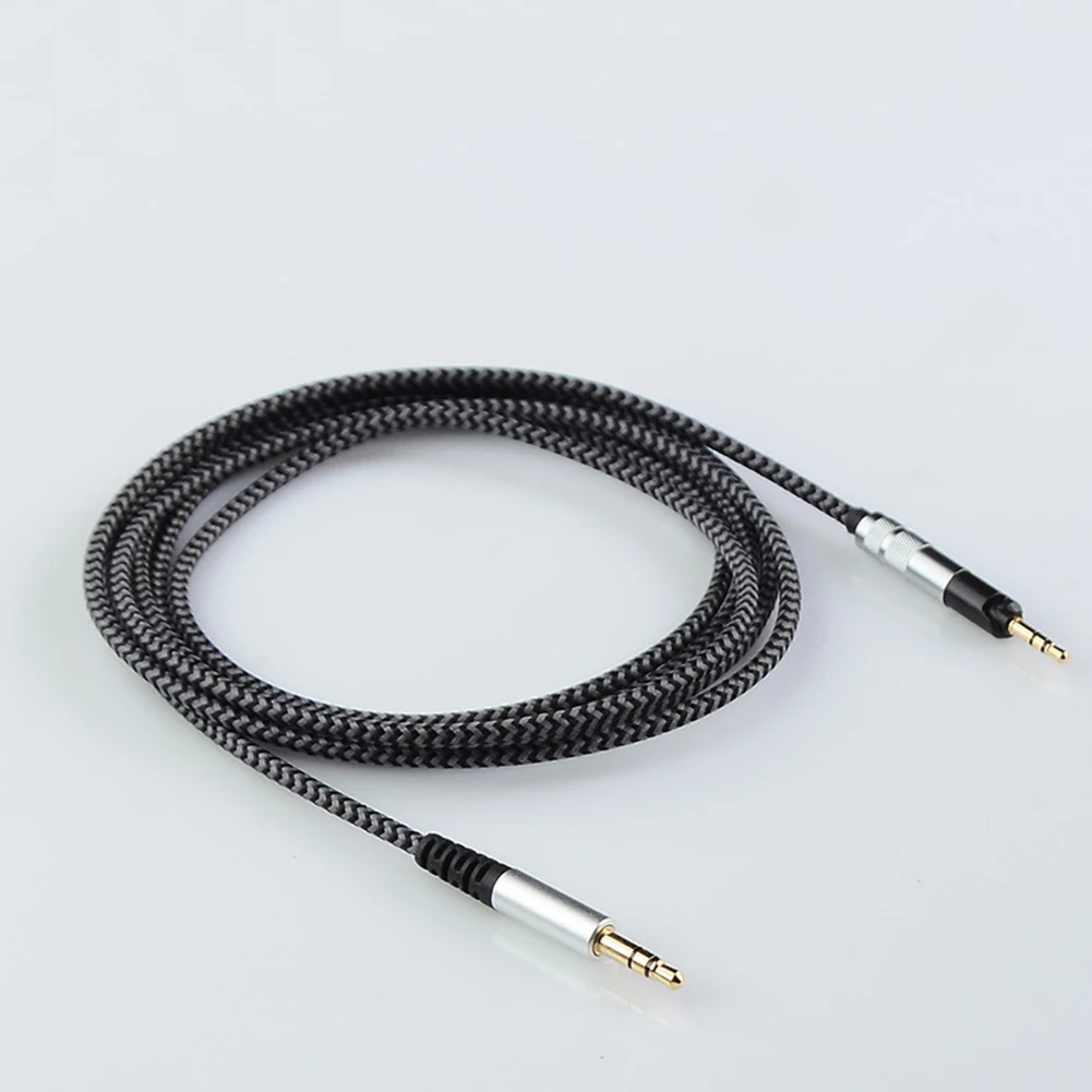 

1.3m Portable Professional Headphone Cable Universal Replacement Parts Wired Stereo Practical Audio Electronics For HD598 HD558