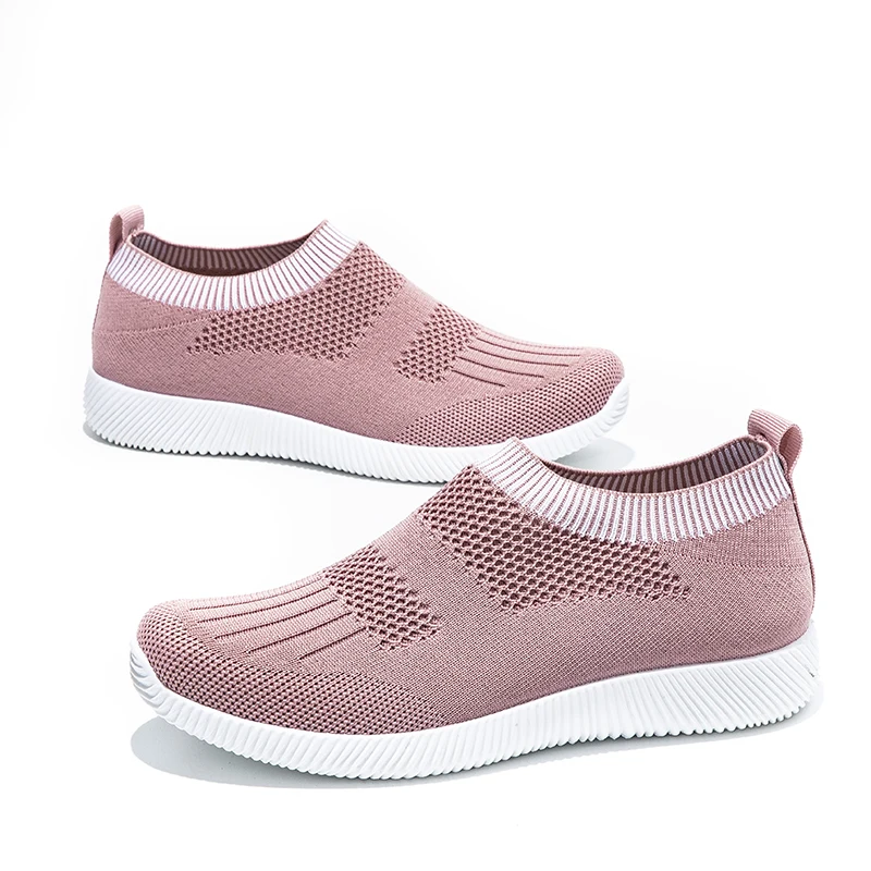 

Light Sneakers Women Running Shoes Women Breathable Mesh Slip-On Shoes Woman Sports Shoes 2020 Zapatillas Mujer Deportiva