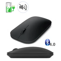 bluetooth 3 04 0 wireless mouse rechargeable optical office computer mice ergonomic slim portable 3d pc silent mouse for laptop