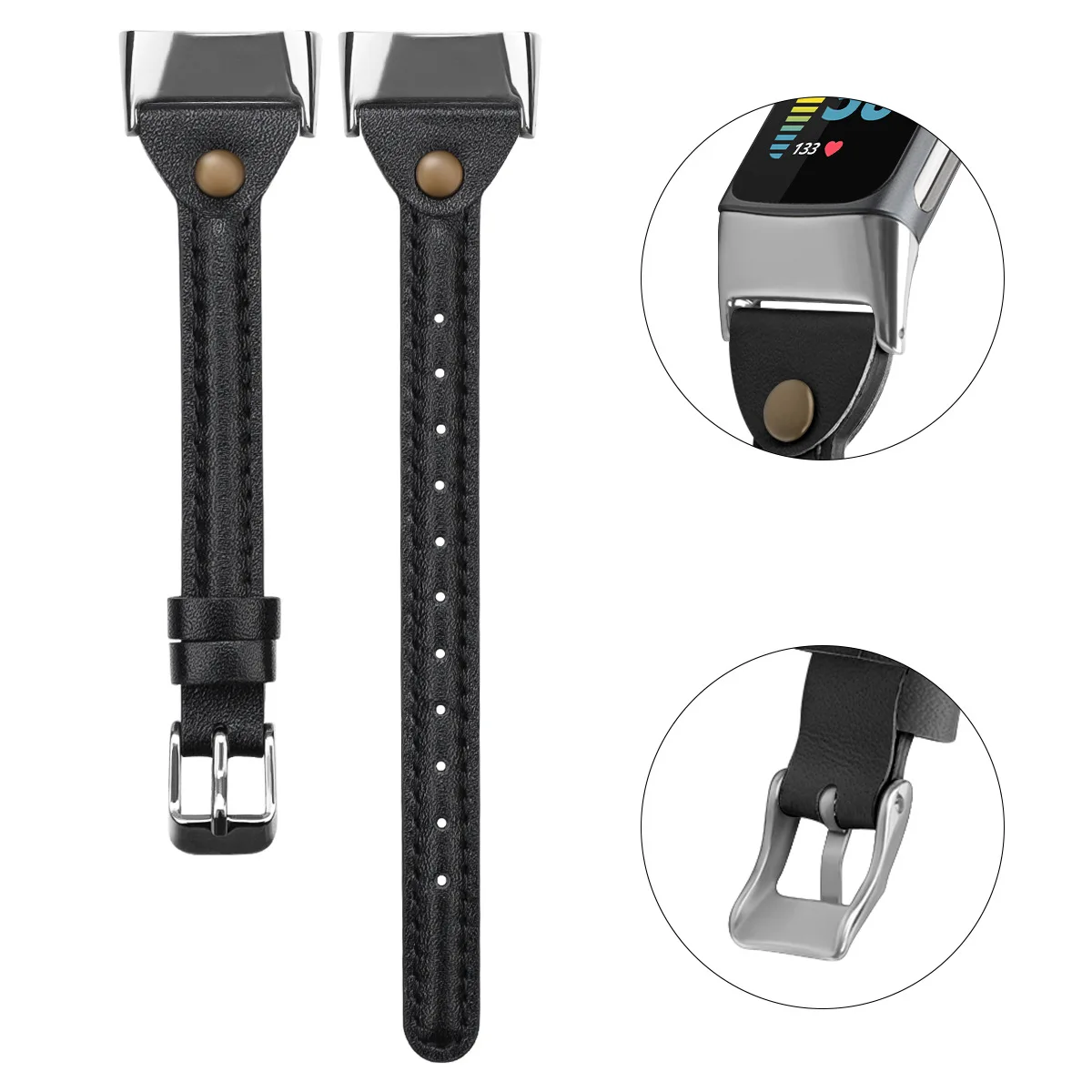 Suitable for fitbit charge 5 smart watch with charge5 new T-shaped car line belt enlarge
