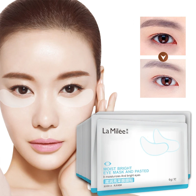 

5packs=5pairs Crystal Collagen Eye Mask Crystal Eyelid Patch Anti Wrinkle Moisture Under Eye Dark Circle Remover Eye Patch