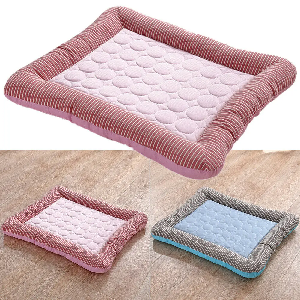 Летний охлаждающий коврик для собаки льда кошки спальные коврики собак кошек