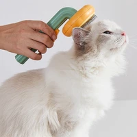 pumpkin self cleaning slicker cars dogs comb hair grooming gilling brush quick cleaning tools gilling brush quick cleaning tools