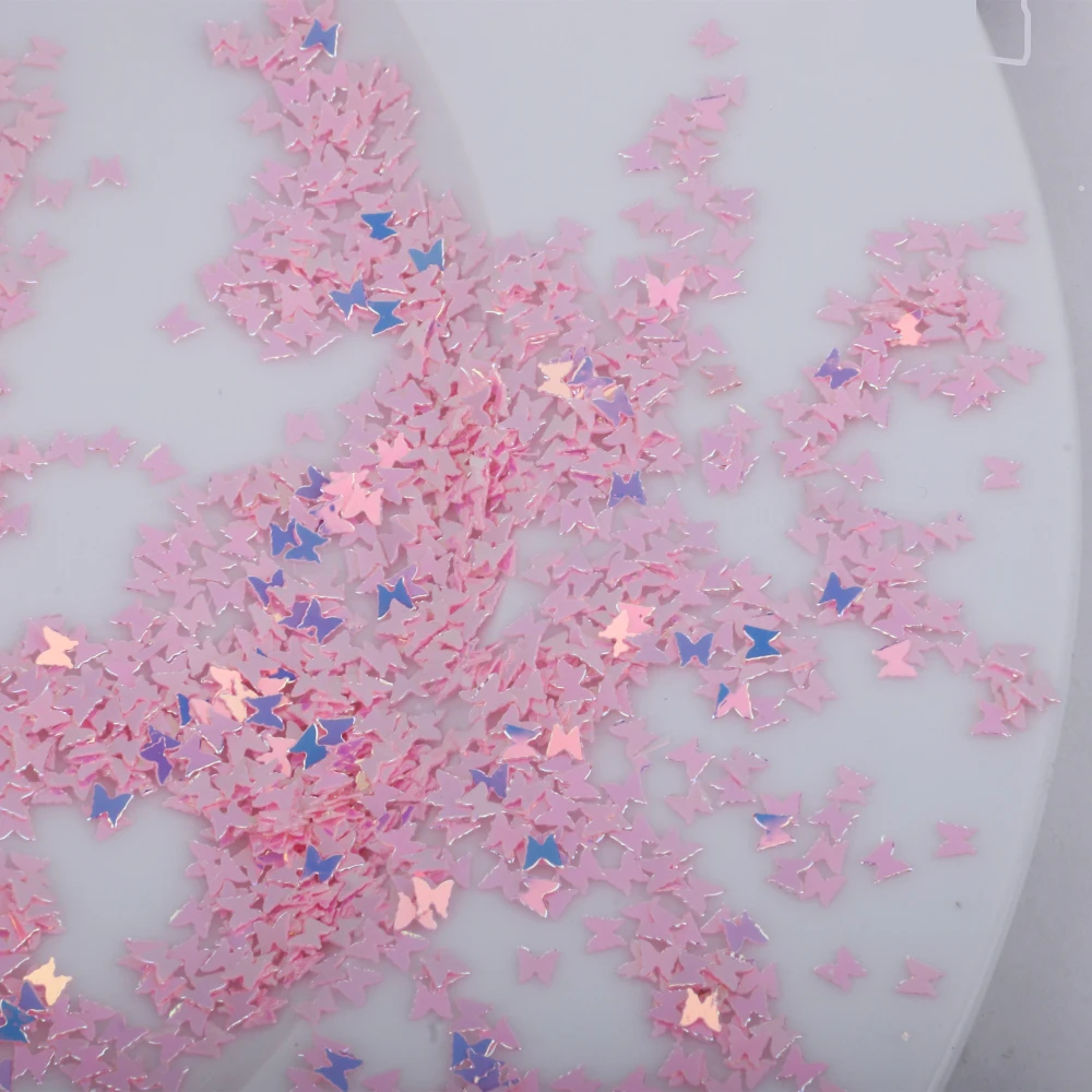 

15g Colorful Butterfly Loose Sequins Glitter Powder Flakes PET Paillette Confetti For 3D Nail Art Decorations Sewing Accessories