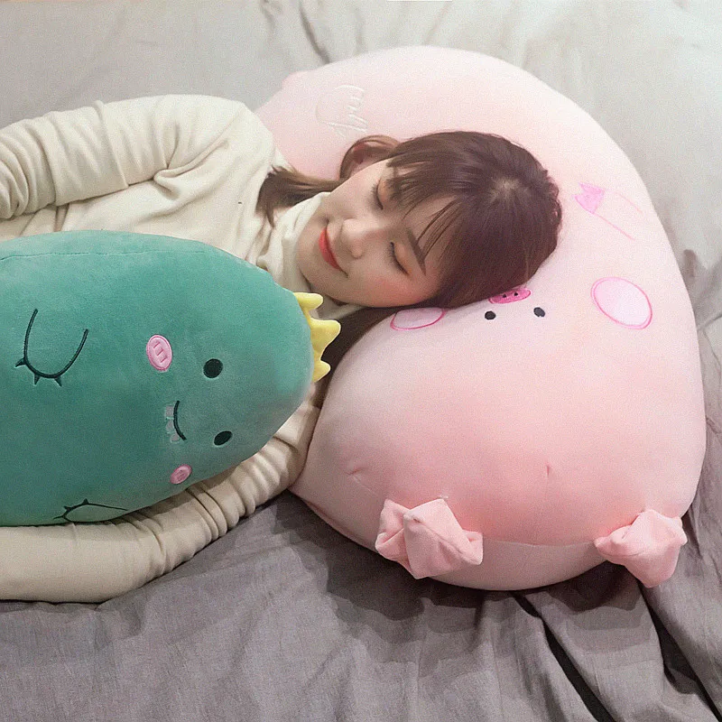 Большая мягкая утка свинка коала искусство мультяшное животное кот Детская