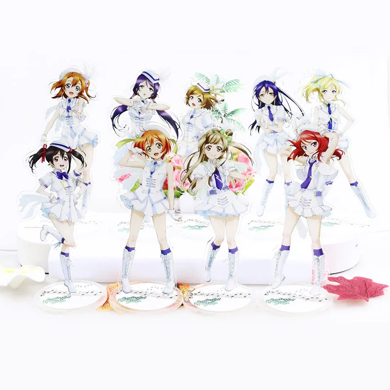 

LoveLive! Школьные idol проект акриловая модель на подставке DollHoshizora Rin Аясэ Эри в униформа стюардессы серии Рисунок игрушки 20 см
