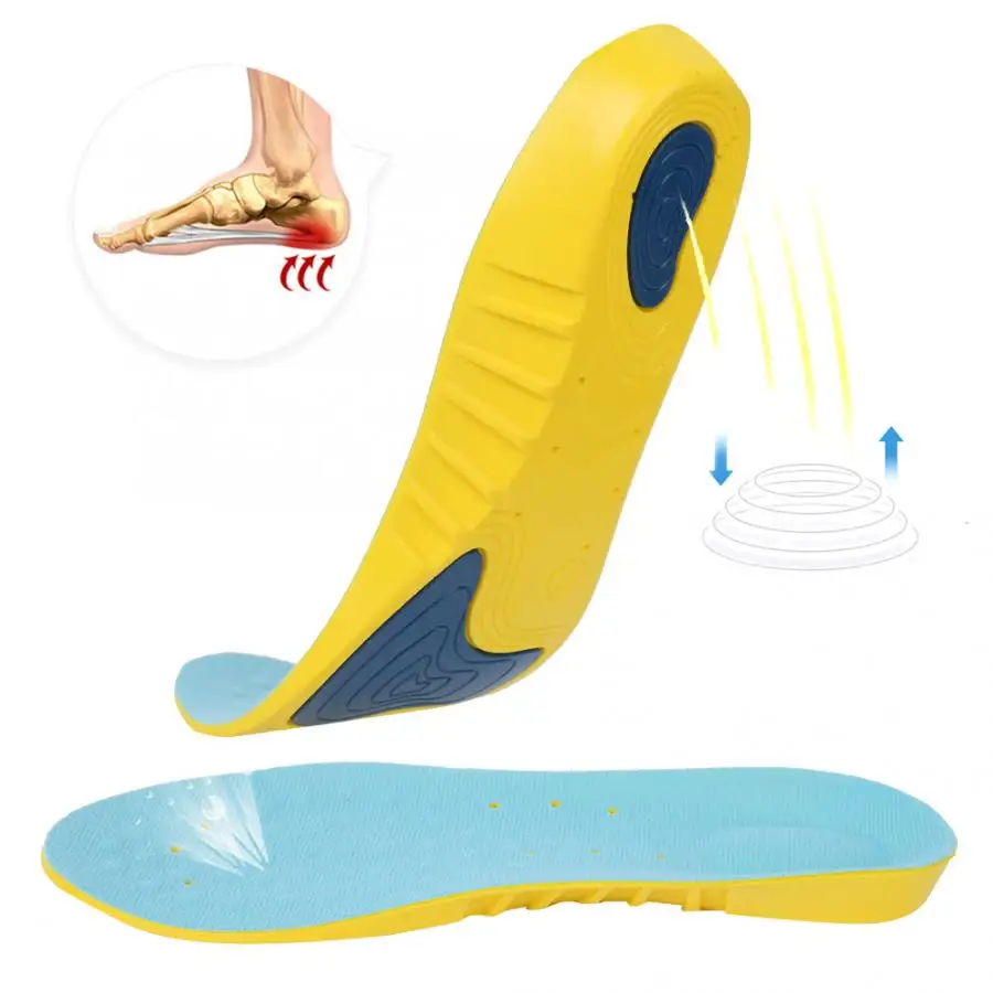 Уличные спортивные детские эластичные стельки для обуви дышащие ударные