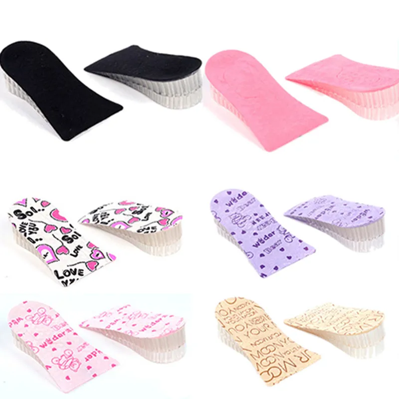 Силиконовые стельки SANWOOD унисекс увеличивающие рост вставки из пены с эффектом