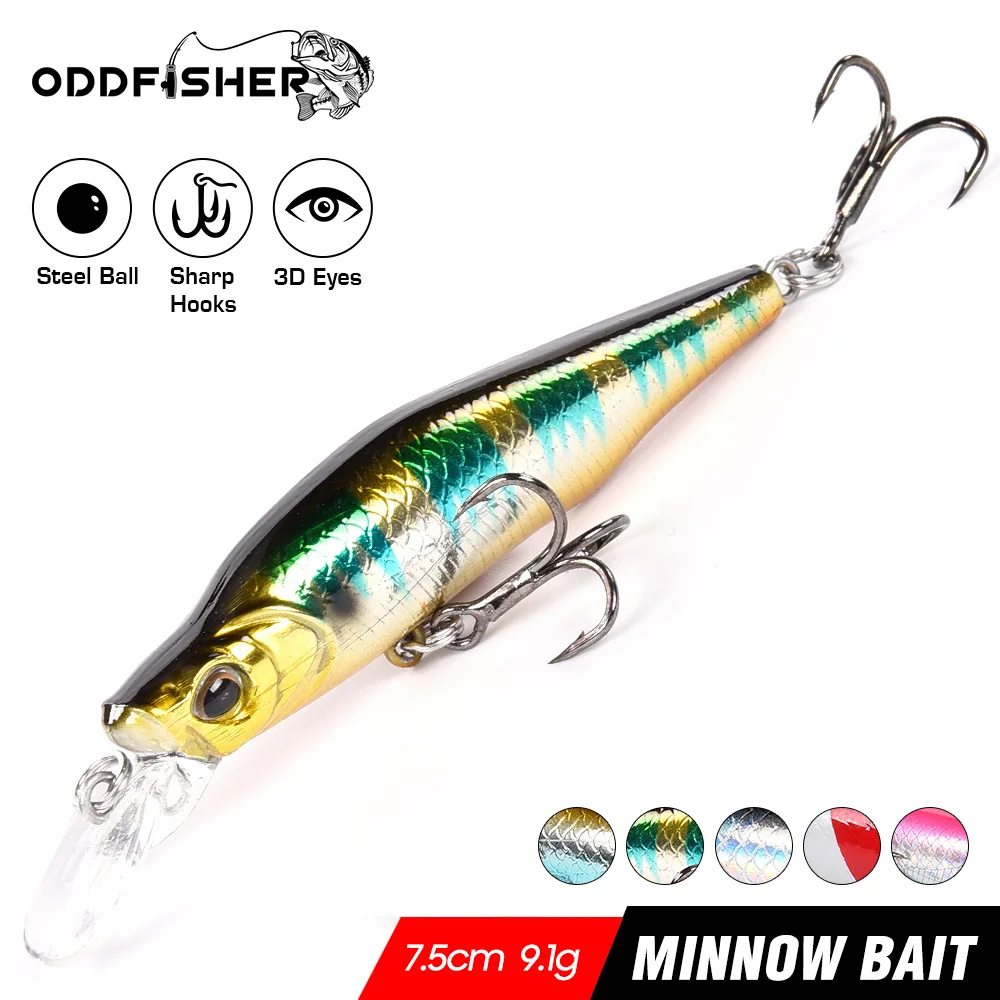 Minnow плавающая приманка для рыбалки блесна Джеркбейт мини жесткая воблер бас