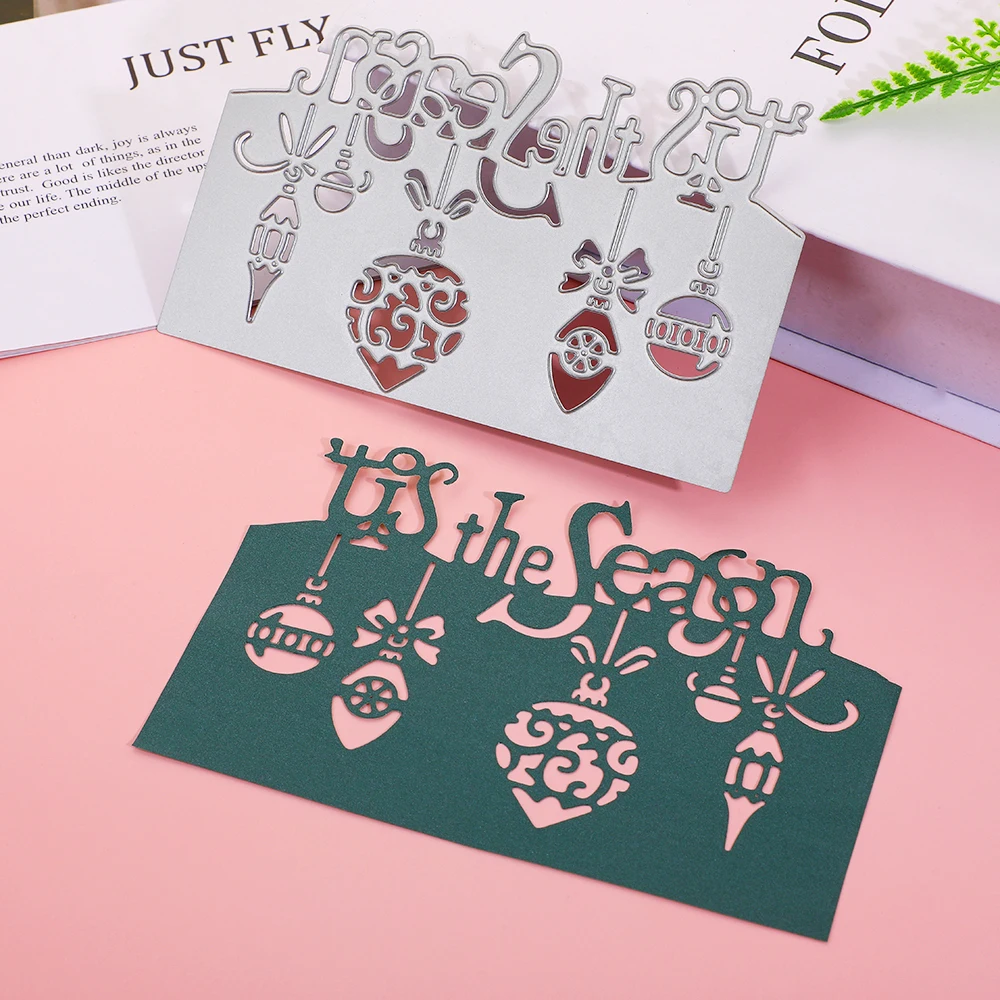 

Border Metal Cutting Dies Stencil For DIY Scrapbooking Season's Greeting Card Album Decorative Craft Embossing Folder Die Cutter