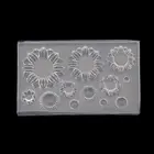 1 шт. Slilcone УФ-форма для литья под давлением серьги в форме подсолнечника кулон Браслеты пресс-форм ювелирные изделия делая инструменты