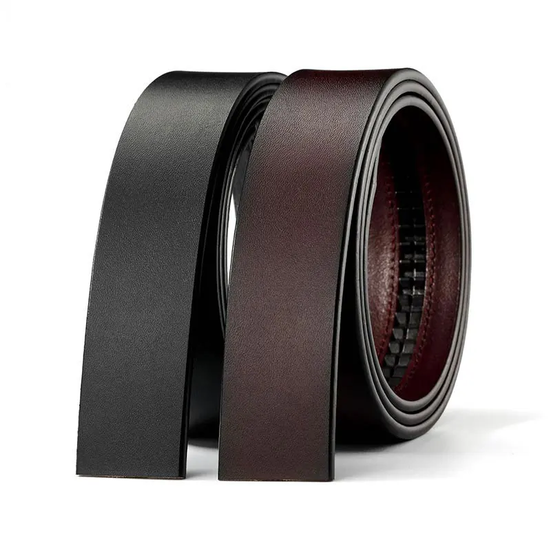 Винтажный ремень из 100% натуральной коровьей кожи без пряжки ширина 3 50 см|Мужские