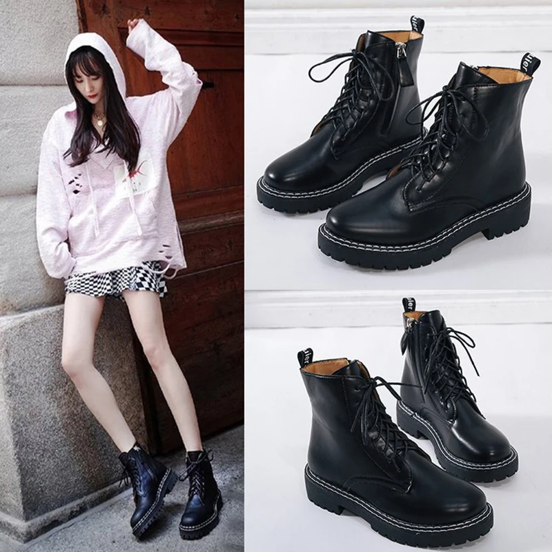 2019 новые женские ботинки Модные ботильоны зимняя теплая обувь Botas Feminina