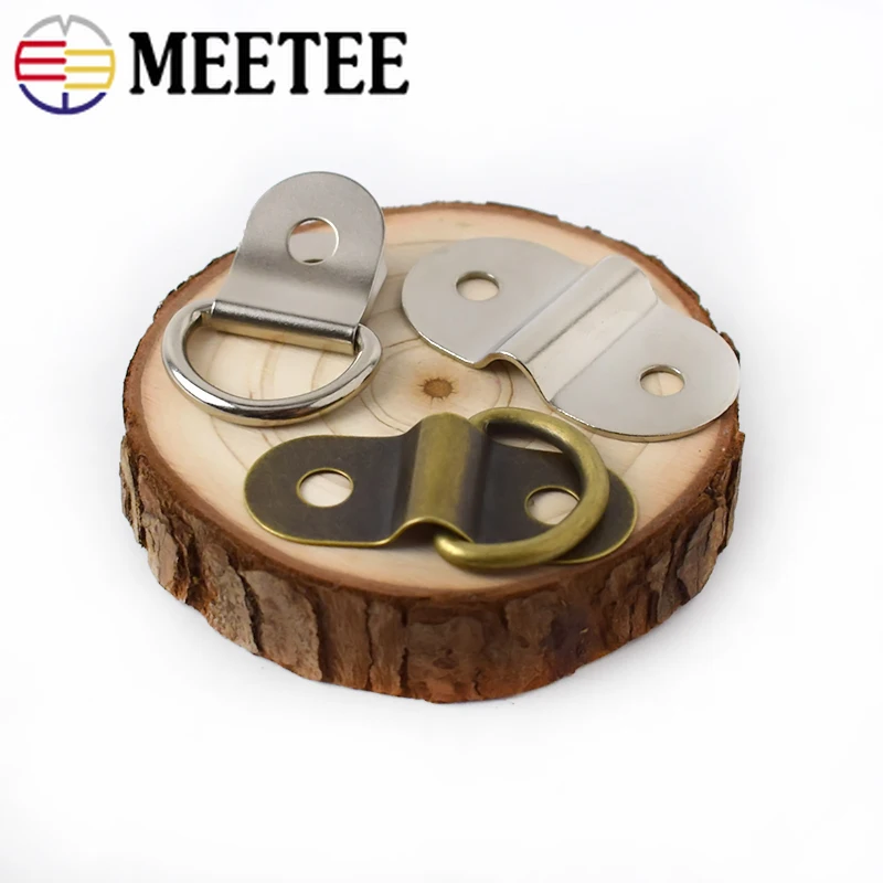 Металлическая D образная Пряжка Meetee 4/10 шт. U образные зажимы свод моста для сумок