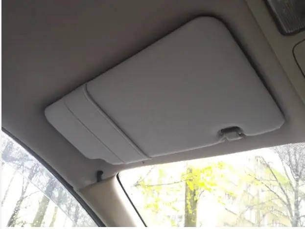 Автомобильный Внутренний солнцезащитный козырек от солнца с зеркалом для Nissan Tiida