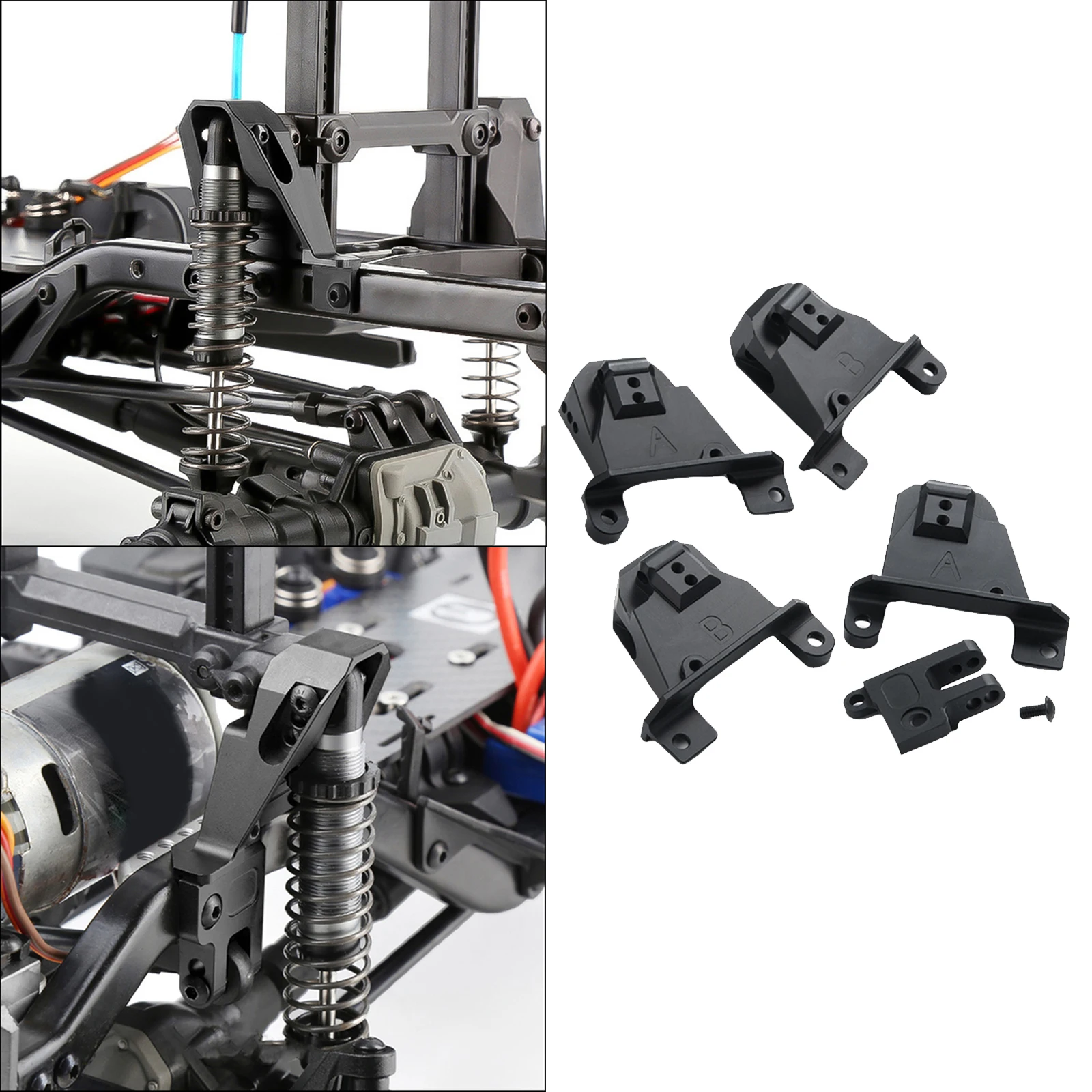 

1Set CNC Front Rear Shock Towers for 1/10 4 RC Crawler Modified