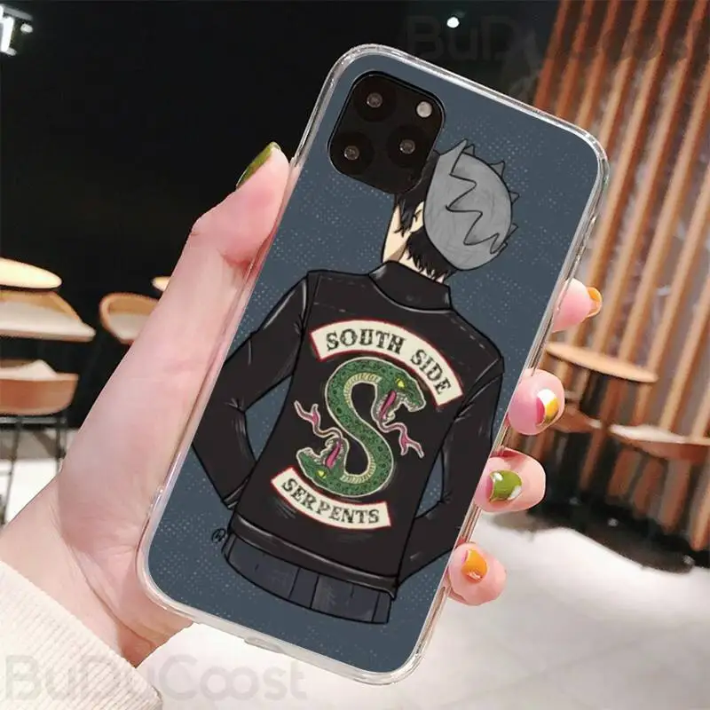 

Hot American TV show Riverdale South Side Phone Case For iphone 11 Pro11 Pro Max X 8 7 6 6S Plus 5 5S SE cassSoft Phone Cover