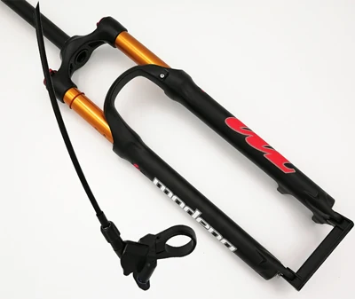 29Black Red RL Передняя вилка для горных велосипедов 26 дюймов 27,5 дюйма 29 дюймов Золотая Труба дорожная подвесная вилка амортизация воздуха передняя вилка пульт дистанционного управления и m - Цвет: 29Black Red RL