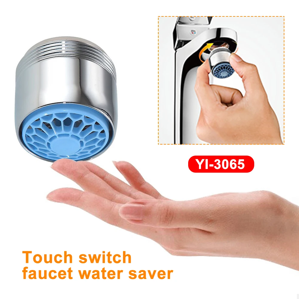 

Tap Sink One Touch Switch Universal Faucet Aerator Easy Install Diffuser Bathroom Chrome Plated Accessories Kitchen Water Saving