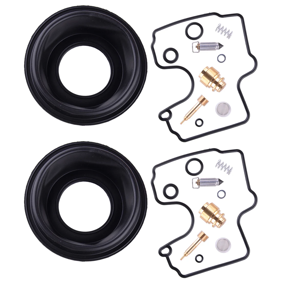 

2 набора, набор для Ремонта Карбюратора, диафрагма подходит для Suzuki Intruder VL1500 1998 1999 2000-2002 2003 2004 VL800/Z 2001 2002 2003 2004