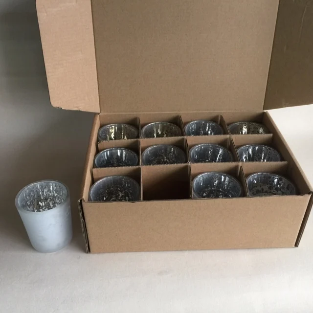 Новый! Рождественский стеклянный подсвечник Меркурий Свеча в