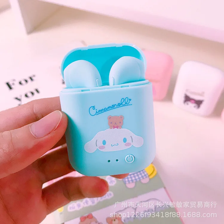 Милая мультяшная Беспроводная Bluetooth-гарнитура с мелодией макрона корицей