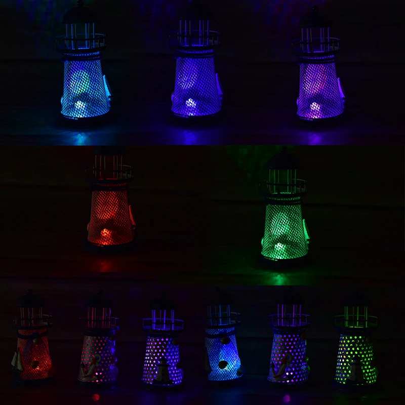 Винтажный держатель для железной Свеча башня в средиземноморском стиле