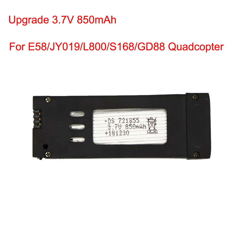 HIINST Модернизированный 850mAH 3 7 V Lipo аккумулятор и 1 шт зарядное устройство для E58 JY019