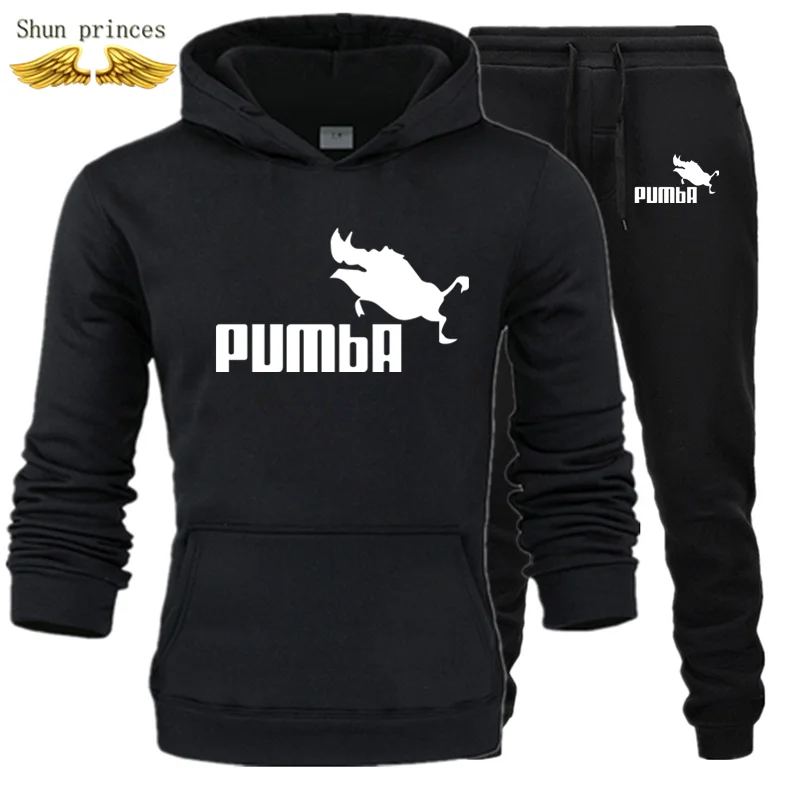 Shun princes Store комплекты мужской спортивный костюм осень зима толстовка с капюшоном