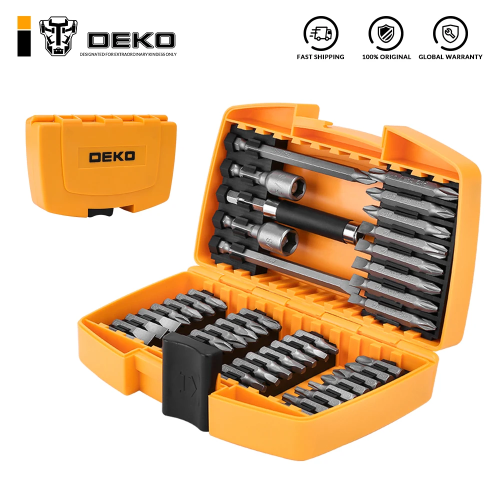 DEKO 46 in one Multi magnetic drill cross screwdriver. Screwdriver tool tips