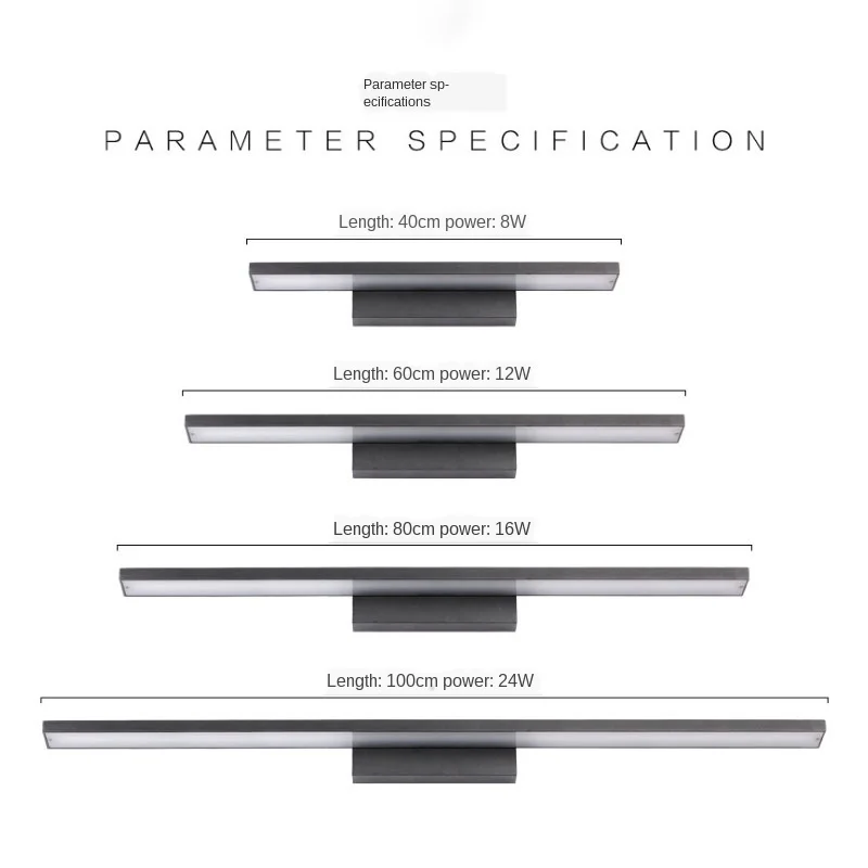 Светодиодные комнатные светильники для зеркала в ванную комнату современные