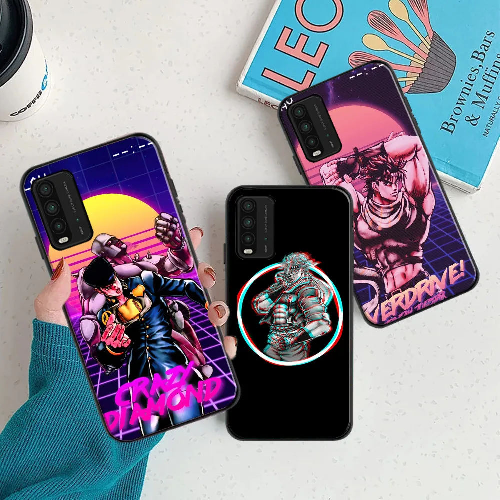 

JoJo Bizarre Adventure Phone Case For Xiaomi Redmi Note 9 10 Pro MAX 5G 9T 9 9i 9AT 9A 9C Funda Carcasa Soft Back Cover Dio