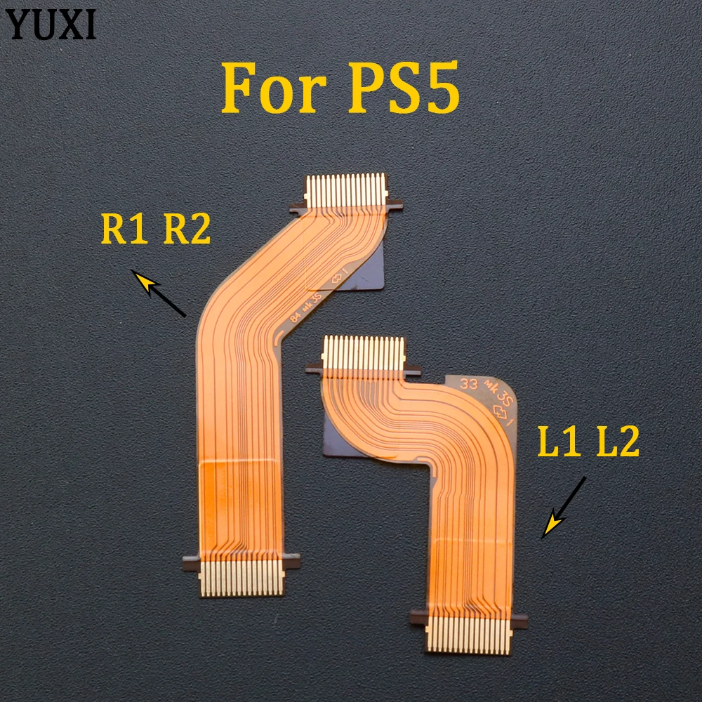 

YUXI 10 шт. R2 L2 Сменный кабель для PS5 PS5 контроллер материнская плата двойной чувствительный гибкий кабель для адаптивного триггера