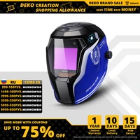 deko dns 980e upgraded solar power auto darkening welding helmet shade range 45 8 59 13 5 welding mask for tig mig mma